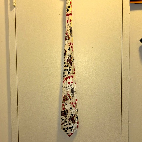 Joker Card Tie - Picture 2 of 5